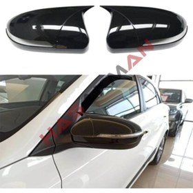 Resim HasAkman Hyundai I20 Batman Yarasa Ayna Kapağı Sinyalli Piano Black 2014 2015 2016 2017 2018 2019 2020 