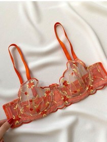 Resim La Linaa Flora Portakal Kadın Bralet Takım-turucu Turuncu 