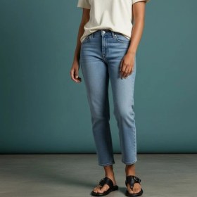 Resim Ne&Ve Shoes Siyah Deri Tokalı Kadın Parmak Arası Sandalet 