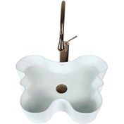 Resim Lena W-298 Farfalla Dekoratıf Çanak Lavabo 