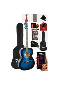 Resim Midex Rg-530bl Kaliteli Mavi 40 İnç Akustik Gitar Seti 4/4 Yetişkin 