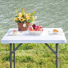 Resim 1 Adet Kare Polyester Masa Örtüsü - Düz Renk, Kırışmaz, Yıkanabilir, Yeniden Kullanılabilir, Etkinlikler, Düğünler, Partiler ve Açık Hava Toplantıları İçin Uygun - Makinede Çamaşır 