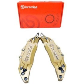 Resim OEM Brembo Metal Kaliper Kapagı Sarı 2'li Set 