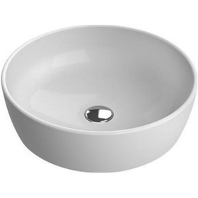 Resim Turkuaz Seramik Cerastyle One 46 CM Yuvarlak Tezgah Üstü Lavabo 