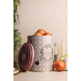 Resim Renkli Desenli Patateslik ve Sebzelik Seti, Pratik ve Şık Mutfak Gereciği 