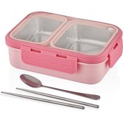 Resim Vagonlife VGN7096 700ml Pembe Çelik Saklama Kabı 