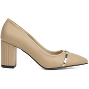 Resim Pierre Cardin® | Pc-51203 - 3478 Krem - Kadın Topuklu Ayakkabı (556186243)) 