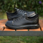 Resim MARCOMEN Erkek Kışlık %100 Deri Siyah Sneaker Ayakkabı Yenilikçi Tarzıyla Şıklığı Ve Konforu Bir Arada Sunar 