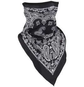 Resim Ulzyvf Yüz Yarım Toz Siyah Nefes Maskesi - Uv Koruyucu, Hızlı Kuruyan Kadın/erkek Bandana Balaclava Atkı, Güneş Geçirmez Boyunluk Koruması Siyah 