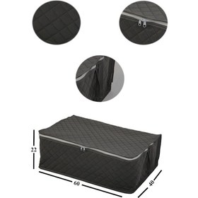 Resim Adarya Home Çekyat Baza Tipi Hurç-Baza Alti Kazak-Yastik-Pike Saklama Hurcu 22 x 40 x 60 Gri 