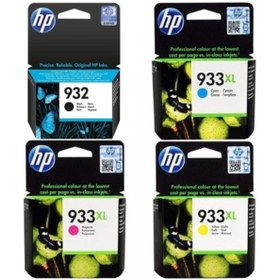 Resim HP 932 HP 933XL ORJİNAL KARTUŞ 4 LÜ SET CN054 CN055 CN056 CN057 