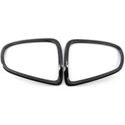 Resim Pazly Bmw Mini Cooper R56-r59 Siyah Abs Arka Stop Lambası Çerçeve Seti 2007-2014 