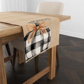 Resim Evmila Sonbahar Desenli Runner Modeli - 40x140 cm 