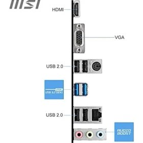 Resim Daisy Home Msı Pro H610M-E Ddr4 Intel H610 Soket 1700 Ddr4 3200MHZ Matx Gaming (Oyuncu) Anakart 