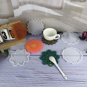 Resim DIY Bardak Altlıkları için Çiçekli Silikon Kalıplar - Boş Mandela Çiçeği & Detaylı Tasarımlar, Yeniden Kullanılabilir Isıya Dayanıklı El Yapımı Kalıplar, Ev Dekorasyonu, Sofra Koruma, El İşi Malzemeleri, Dekoratif El Sanatları, Dayanıklı El Aleti, Yaratıcı Sanatçılar İçin 