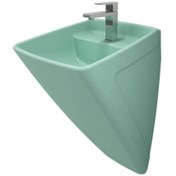 Resim Firenze Asma Monoblok Lavabo, 48 Cm, Mat Mint Yeşil 1082-033-0126 