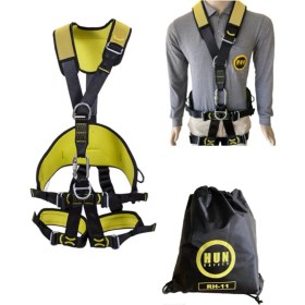 Resim Hunsafety Düşüş Durdurma ve Konumlandırma Kemeri Süspansiyonlu Düşmeye Karşı Korumalı Emniyet Kemeri 
