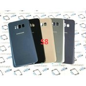 Resim Samsung Galaxy S8 Arka Pil Batarya Kapağı (Cam) 