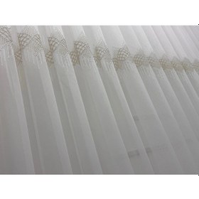 Resim Nivemeshome Elin 2573 Gold Detay 1/2,5 Pileli Tül Perde Apm Gold 