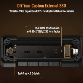 Resim Peri Store Tuf Gaming A2 SSD Kutusu Siyah M.2 