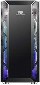 Resim PowerBoost VK-G3701B 550w 80+ USB 3.0 ATX, ARGB Fan, Mesh+Stirp Siyah Kasa, Standart 