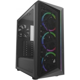 Resim Cooler Master Cmp510 Tg 650w 80+ Mesh Panel Siyah Argb 3x120mm Fa 