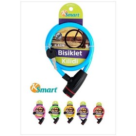 Resim Ksmart Bisiklet Kilidi Kalın Neon Ksmart K-8298 