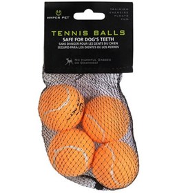 Resim Hyper Pet 4lü Turuncu Tenis Topu Küçük Boy 4,5 Cm 261-50013.01 