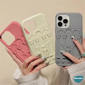 Resim Microsonic Apple iPhone 13 Pro Kılıf Praying Angel Bej [iPhone 13 Pro ile Uyumlu Kılıf - Bej] 