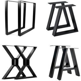 Resim Fbt Sehpa Ayağı Metal Şekilli Siyah Metal Ayak 1 Adettir Model Belirtiniz Siyah 