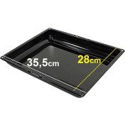 Resim Arçelik Beko Fırın Tepsisi Geniş Etekli Emaye Tepsi Orijinal 419920299 