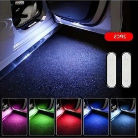 Resim Trendooze Turcoshop11 2 Adet Rgb Işık Sensörlü Kapı Lambası, İç Ortam Dekorasyon, 