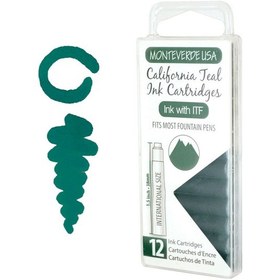 Resim Monteverde Dolma Kalem Kartuşu California Teal G305Ct 