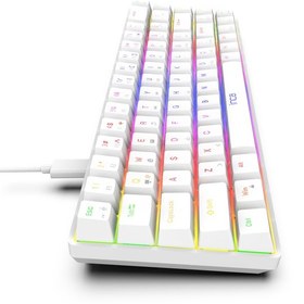 Resim Inca IKG-453 Empousa Kırmızı Switch Kablolu Mekanik Q Klavye 