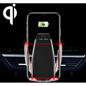 Resim S5 Araba / Ev Qı Standart Otomatik İndüksiyon Kablosuz Şarj Cihazı Havalandırma Braketi - 