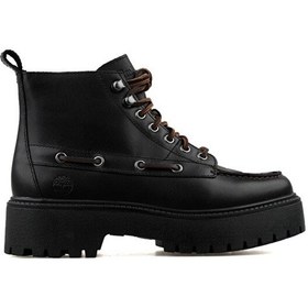 Resim Timberland Stone Street Mid Lace Up Boot Kadın Günlük Bot Tb0a27yzw021 Siyah Siyah 