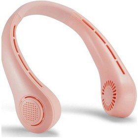 Resim Taşınabilir Tembel Mini Usb Asılı Boyun Fanı 4048 Pembe 