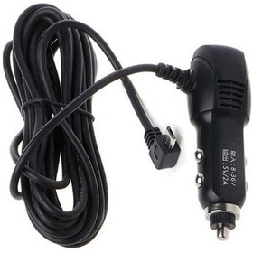 Resim Mikro Usb Araç Şarj Adaptörü 5V 2A Navigasyon Dvr/Gps L Tipi 