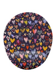 Resim Hype Store iyi fikirler Kalp Desenli Bilek Destekli Mouse Pad 