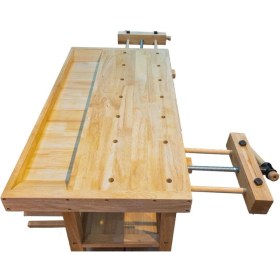 Resim Rox Wood 0112 Iki Mengeneli Hobi Ahşap Oyma Marangoz Çalışma Tezgahı 190 cm 
