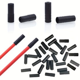 Resim Dağ ve Yol Bisikletleri için 20/50 adet Plastik Kablo Uç Kapakları, 4mm ve 5mm Kablo Dış Tüp Toz Kapakları 