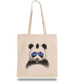 Resim Bez Çanta Panda Bej 