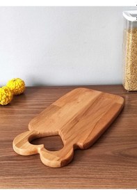 Resim Kalbim Ahşap Kesme Tahtası, Sunum Tahtası, Ahşap Servis Tabağı, Ahşap Peynir Tabağı, Kayın Ağacı Ahşap 