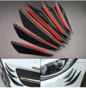 Resim Her Araca Uyumlu Ithal Piano Black 6'lı Kanatlı Tampon Bıçağı Tampon Bıçak 