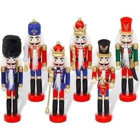 Resim Kurşun Asker Ahşap Dekoratif Eşya 13 Cm 6 Lı Set 