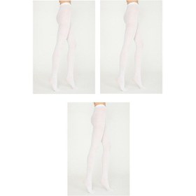 Resim Penti Natural Koton 3 Lü Külotlu Çorap Beyaz 001 