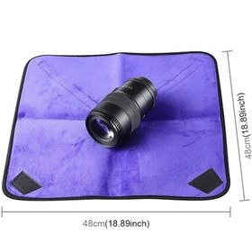 Resim Rogfer Yüz Katlama Bez Fotoğraf Makinesi Slr Astar Lens Çantası Kalınlaşma Sarılmış Kumaş Artı Kadife, Boyut: 50x50cm Mor Diğer Diğer 
