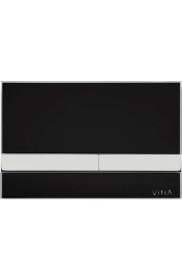 Resim VitrA Select 740-1101 Kumanda Paneli, Siyah-Krom Buton 