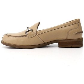 Resim Gönderi R Kadın Tokalı Hakiki Deri Loafer Ayakkabı Gdza134m0416 Bej 