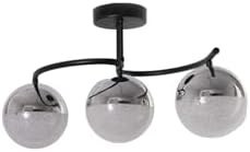 Resim Fer Avize Fuji Modern Dekoratif Siyah Renk Salon - Mutfak - Yatak Odası 3 lü Led Avize 